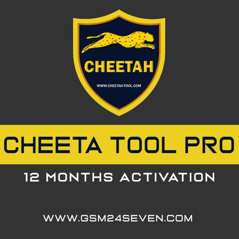 Cheetah Tool Pro Activation 12 Months Gsm 24seven