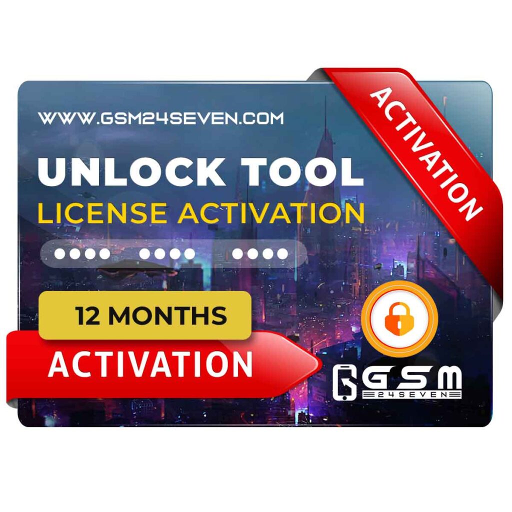 UNLOCKTOOL 12 MONTHS LICENSE || GSM24SEVEN.COM