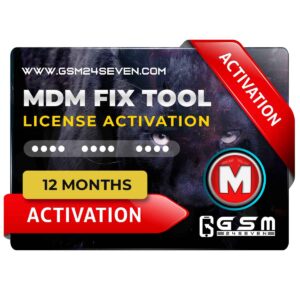 MDMFix Tool License Activation