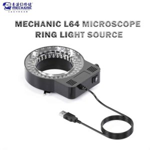 Mechanic L64 USB Adjustable Microscope Ring Light Source for Most Microscope