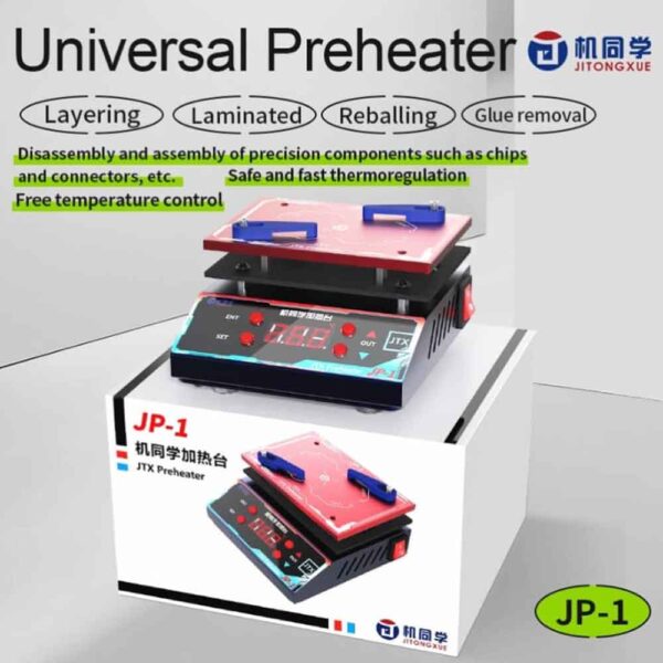 JTX JP-1 Universal Preheating Platform for Motherboard Planting Tin / Degumming / Laminated