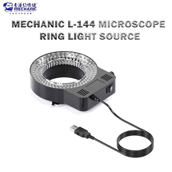 Mechanic L144 USB Adjustable Microscope Ring Light Source
