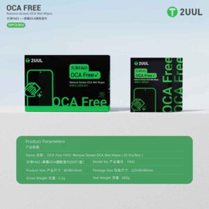 2UUL FA01 Remove Screen OCA Wet Wipes