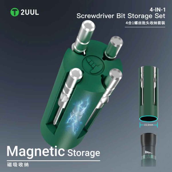 2UUL SD24 4-in-1 Screwdriver Bit Storage Set