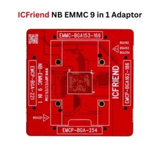 ICFriend NB eMMC 9-in-1 Adaptor (supports eMMC BGA-153, BGA-169, BGA-162, BGA-186, BGA-221, BGA-254)