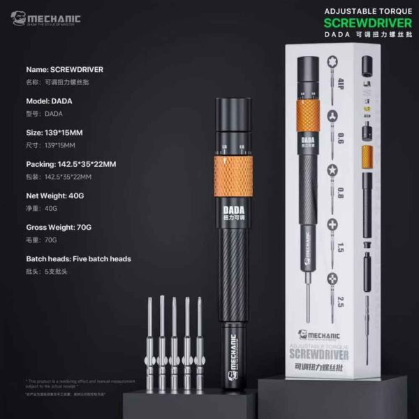 Mechanic DADA Adjustable Torque Screwdriver