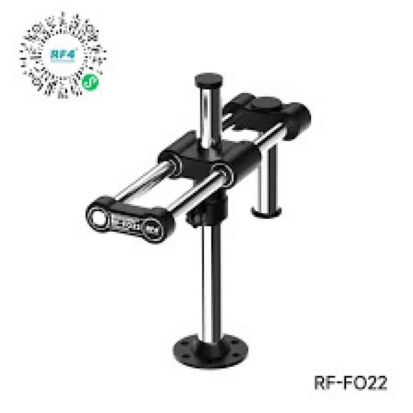 RF4-RF-FO22-360°-rotation-adjustable-universal-double-arm1 RF4 RF-FO22 360° Rotation Adjustable Universal Double Arm Microscope Bracket