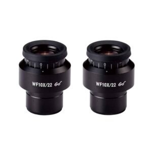 Microscope 10×–22× Auxiliary Eyepiece Lens for Wide-Field & Zooming View