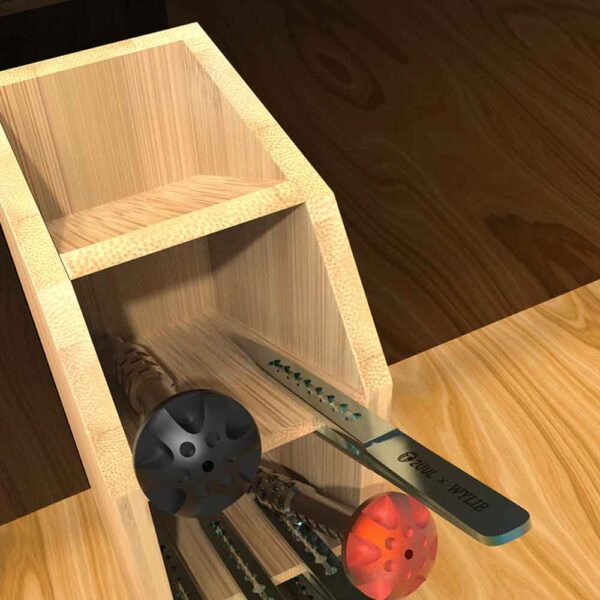 2UUL ST01 Bamboo Tool Storage Rack