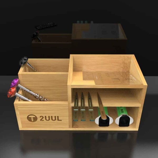 2UUL ST02 Bamboo Tool Storage Rack