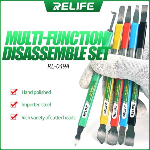 RELIFE RL-049A Multi-Function Disassemble Set – Precision Pry & Cutting Tools