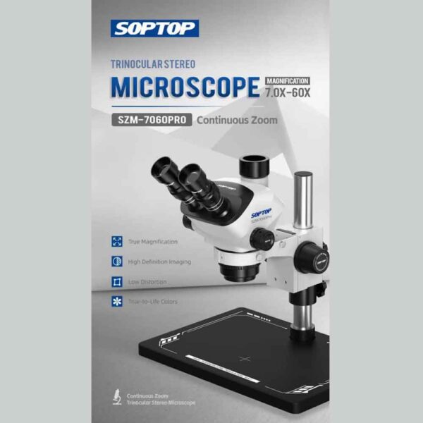 SOPTOP SZM-7060Pro Trinocular Stereo Microscope