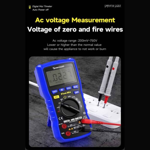 MECHANIC Five MX Four-Bit Semi Multimeter