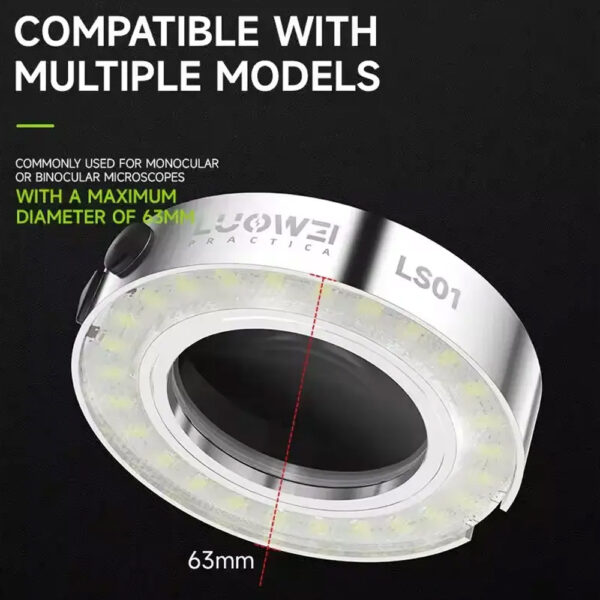 Luowei-LS01-Microscope-LED-Light-Source1 Luowei LS01 Microscope LED Light Source