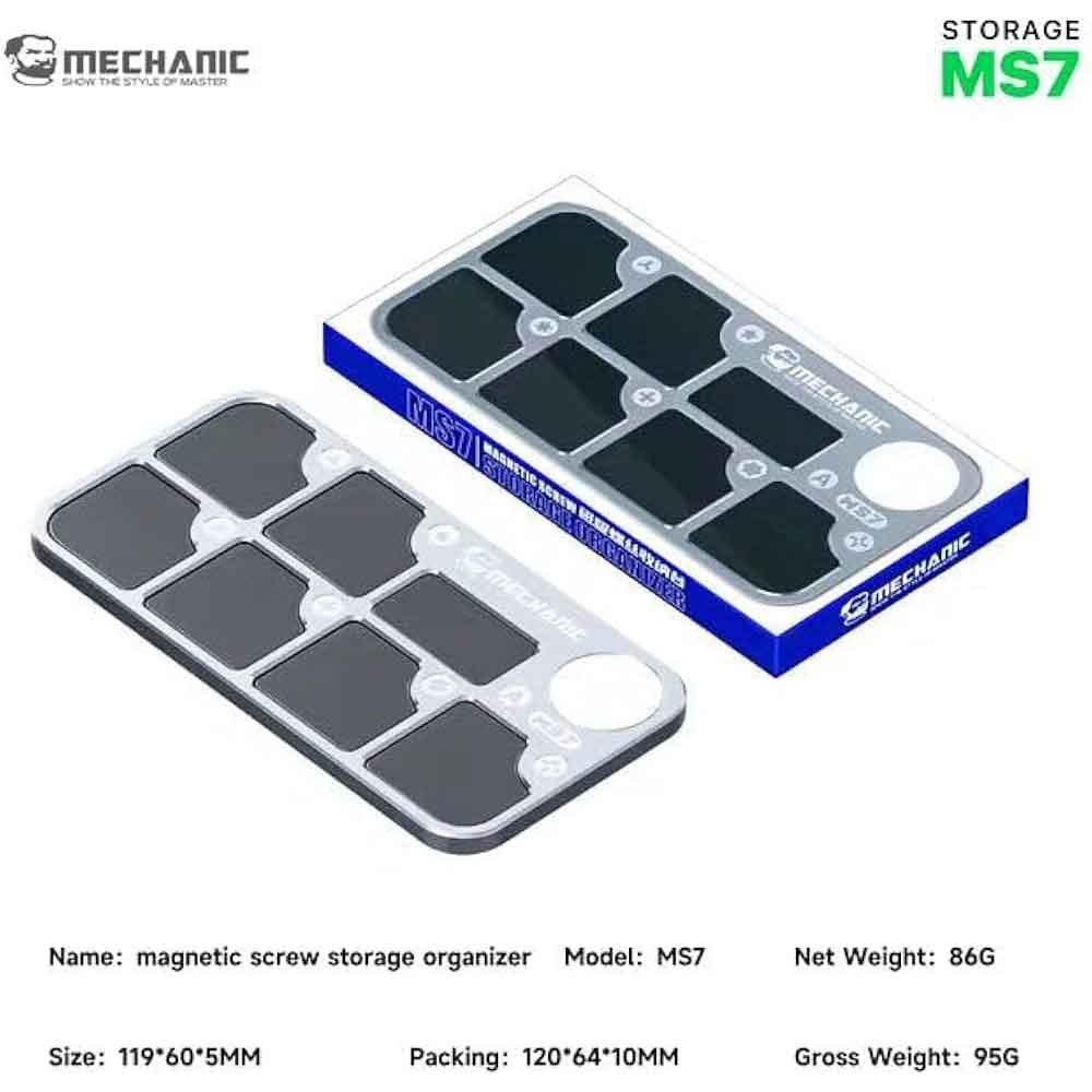 Mechanic MS7 Magnetic Screw Storage Mat