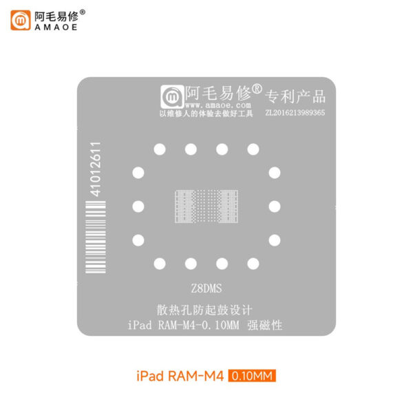 AMAOE-Z8DMS-iPad-RAM-M4-Stencil AMAOE Z8DMS iPad RAM M4 Stencil
