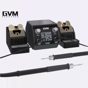 GVM T210D Dual Station Soldering Station