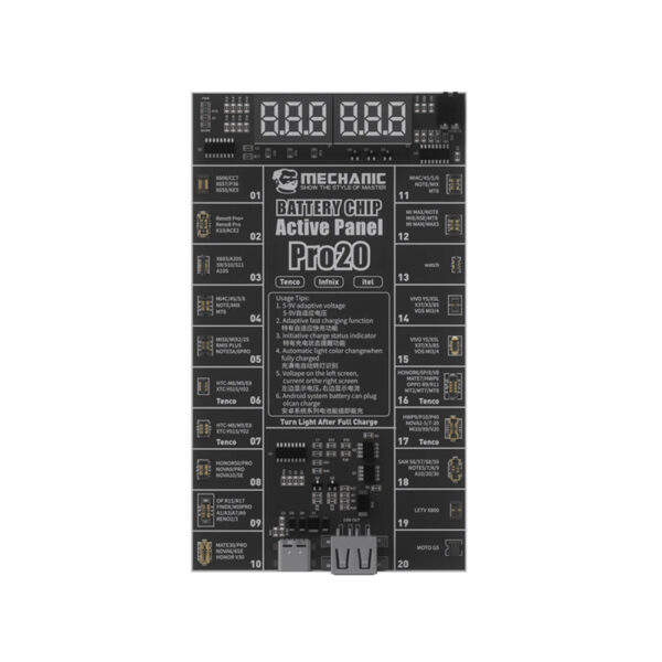 Mechanic Pro20 Fast Charging Battery Chip Activation Board