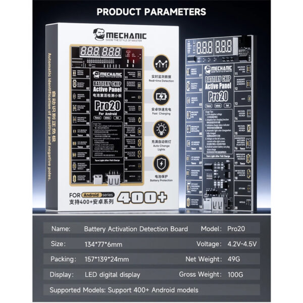 Mechanic Pro20 Fast Charging Battery Chip Activation Board