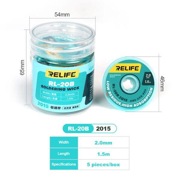 Relife RL-20B Soldering Wick
