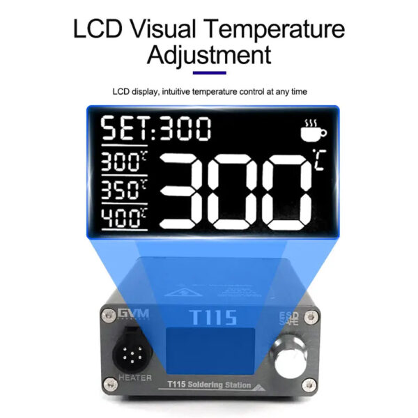 GVM T115 Constant Temperature Soldering Station