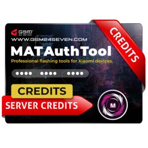 MAT Auth Xiaomi Tool Flash/EFS/Mi Cloud Credits