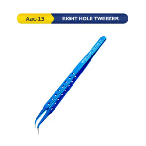 MECHANIC AAC-15, Eight Hole Tweezer, Precision Tweezer, SMD Tweezers, PCB Repair Tool, Mobile Phone Repair Tweezer, IC Handling Tweezer, Electronics Repair Accessories, Stainless Steel Tweezers, Micro Soldering Tool