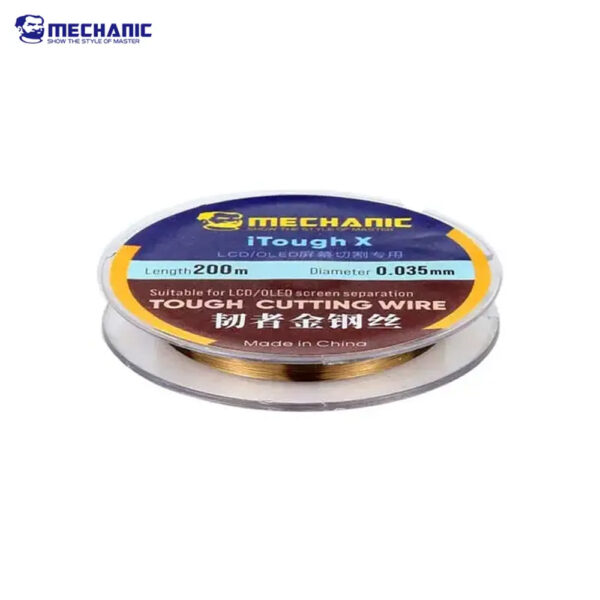 MECHANIC-iTough-X-01 MECHANIC iTough X 0.035mm Tough Cutting Wire – 200m LCD