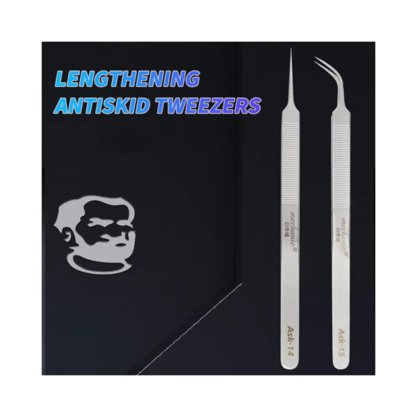 Mechanic-ASK-14-Precision-Lengthening-Anti-Slip-Tweezer2 Mechanic ASK-14 Precision Lengthening Anti-Slip Tweezer