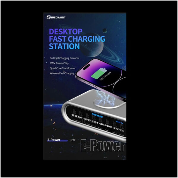 Mechanic E-Power 165W Desktop Superfast Charging Station