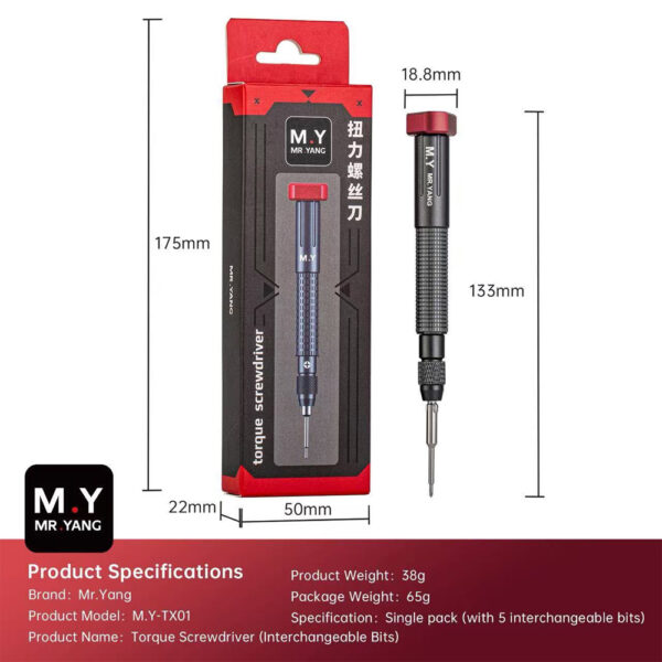 Mr.Yang M.Y-TX01 Magnetic Torque Screwdriver