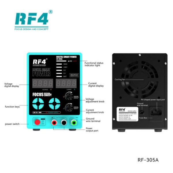 RF4 RF-305A Adjustable DC Power Supply 30V 5A