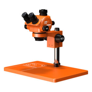RF4 i17 Orange Edition Trinocular Stereo Microscope