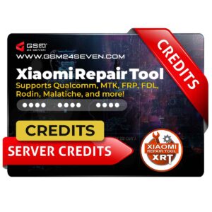 Xiaomi Repair Tool (XRT) Flash/EFS/Mi Cloud Credits
