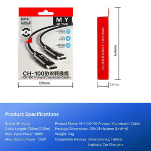 YCS Mr.Yang CH-100 100W Protocol Conversion Cable