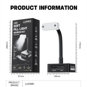Luowei LW-LS04 6500K Mini Soft Fill Light