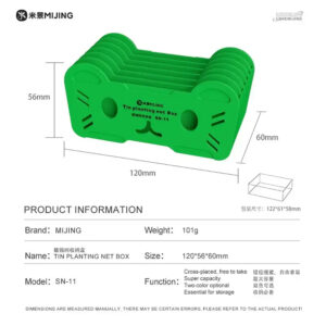 Mijing SN-11 Reballing Stencil Storage Box