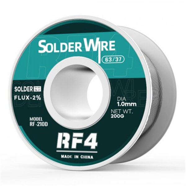 RF4 RF-210D 1.0mm 63%Sn Solder Wire