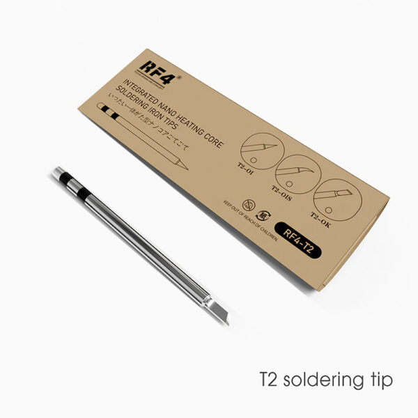 RF4 T2 Series Integrated Nano Heating Core Soldering Iron Tips