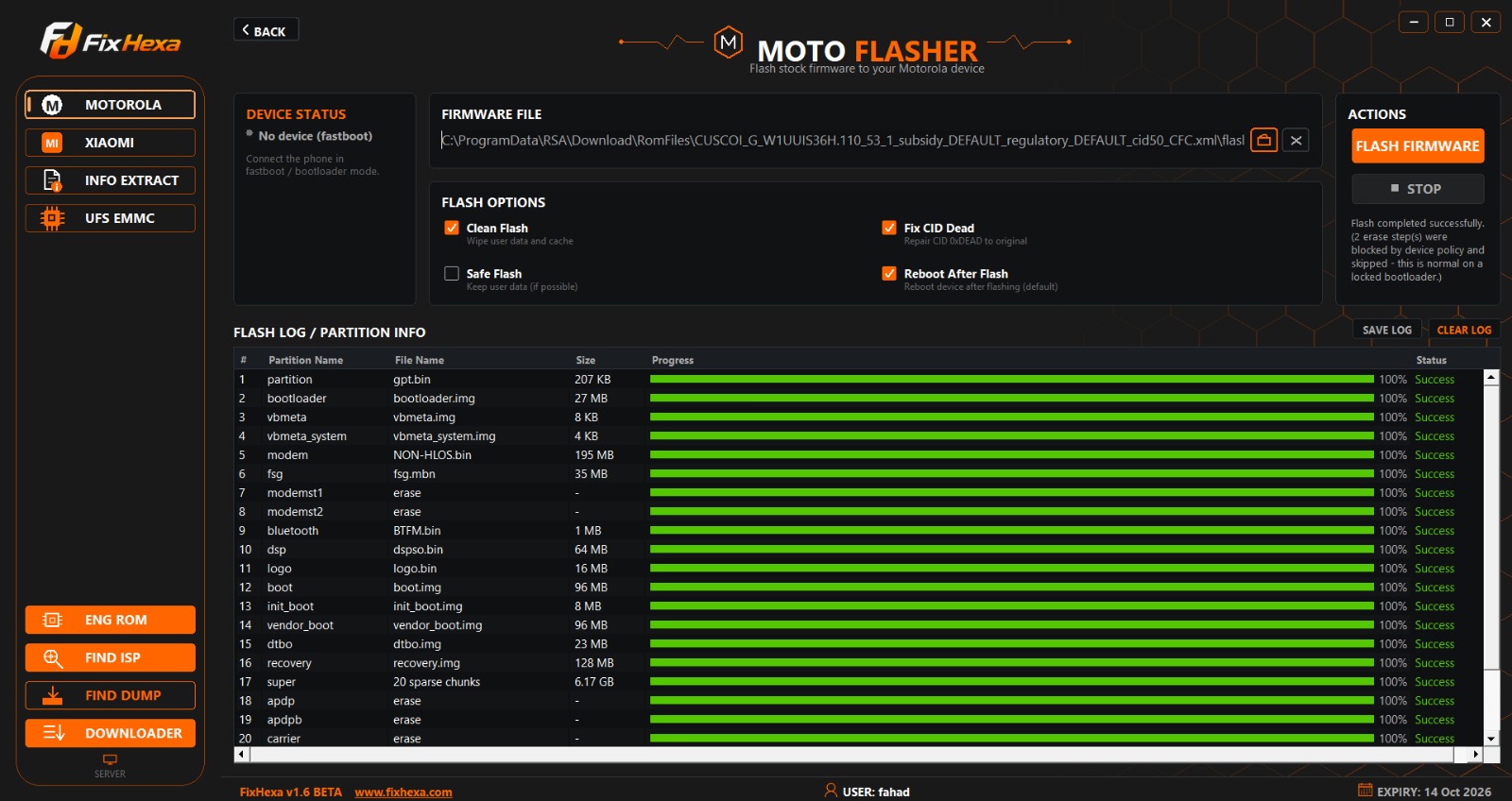 FixHexa Tool