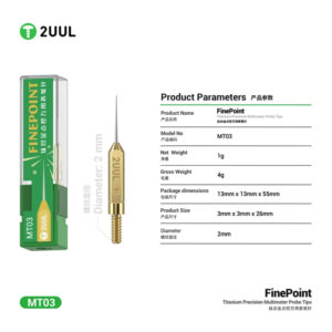 2UUL MT03 Titanium Multimeter Probe Tip
