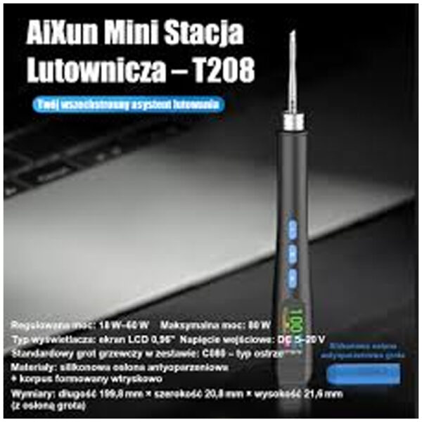 Aixun-T208-Mini-Type-C-Smart-Soldering-Pen2 Aixun T208 Mini Type-C Smart Soldering Pen