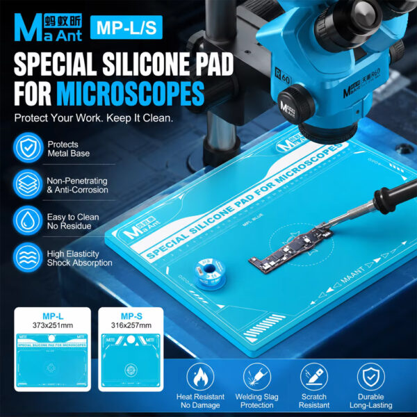 MaAnt-MP-L-MP-S-Microscope-Base-Silicone-Pad2 MaAnt MP-L MP-S Microscope Base Silicone Pad